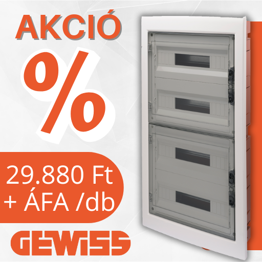 Gewiss - Elosztószekrény akció